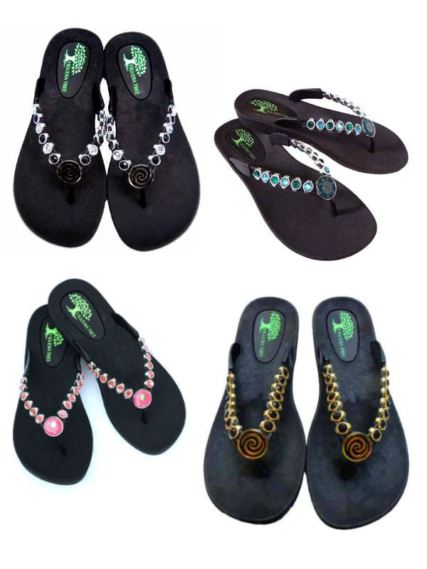 Sparkly Sandals - Crystal  Flip Flops
