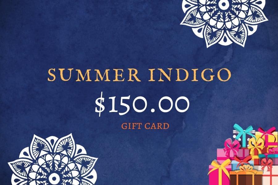 Gift Cards - Choose your amount.  Summer Indigo 