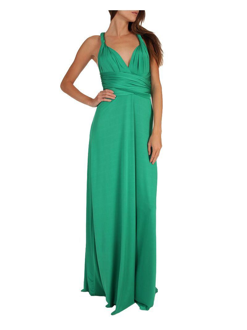 Wrap Dress -  Maxi - Jade Green - Summer Indigo 