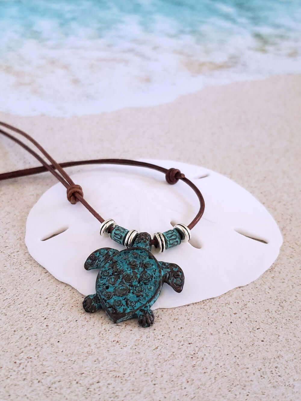 Beachy Jewelry Collection - Turtles, Seahorses, Sea Shells combined with Pearls, Gemstones and Leather.
