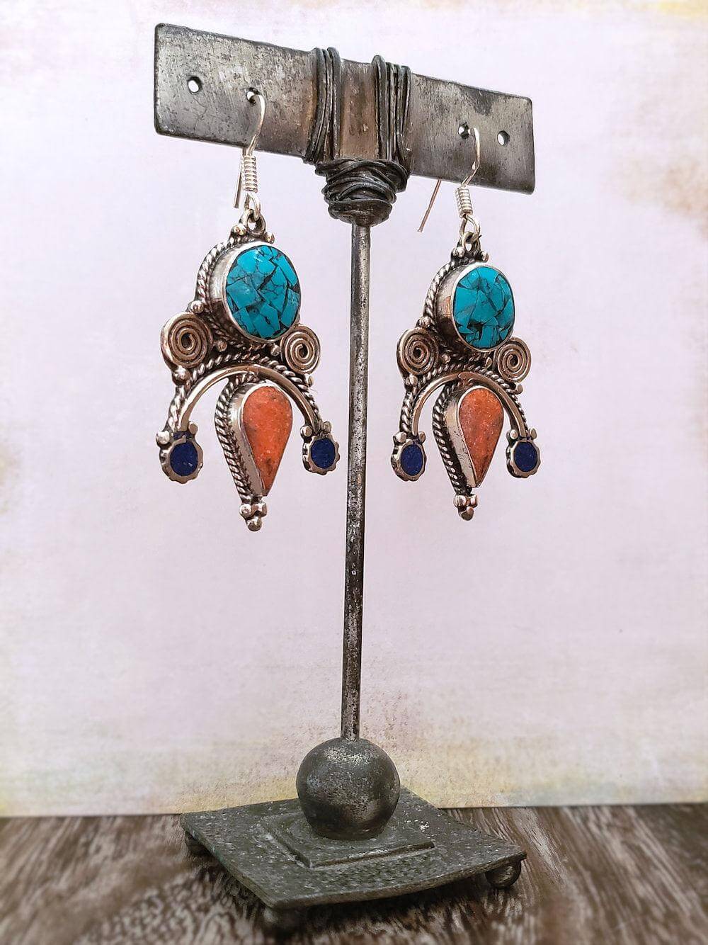 Tribal hot sale style earrings