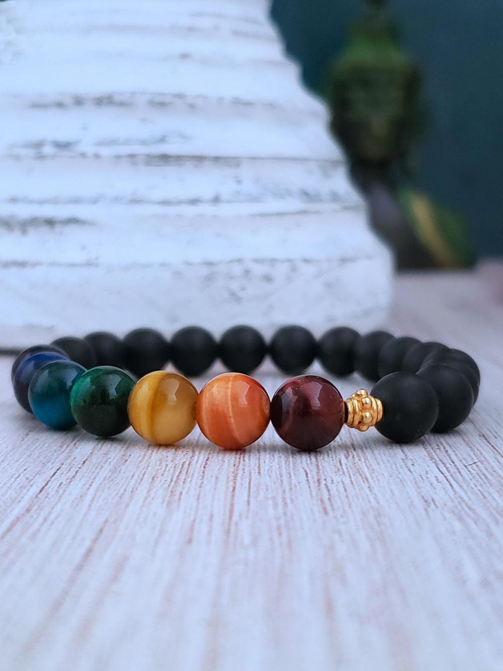 Tiger eye hot sale chakra bracelet