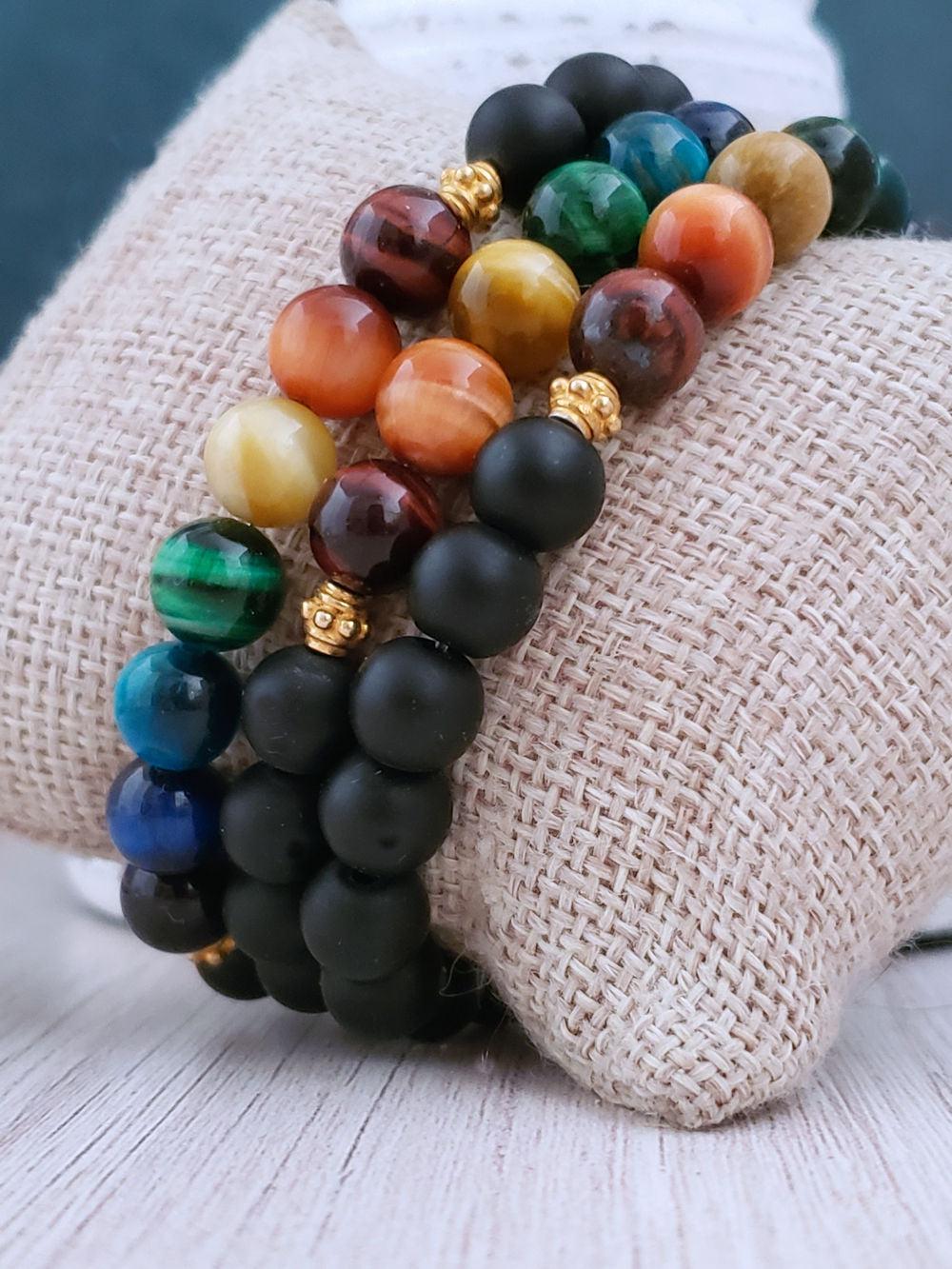 Tiger eye sale chakra bracelet