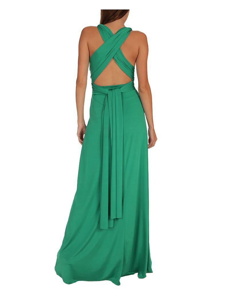 Jade green wrap dress best sale