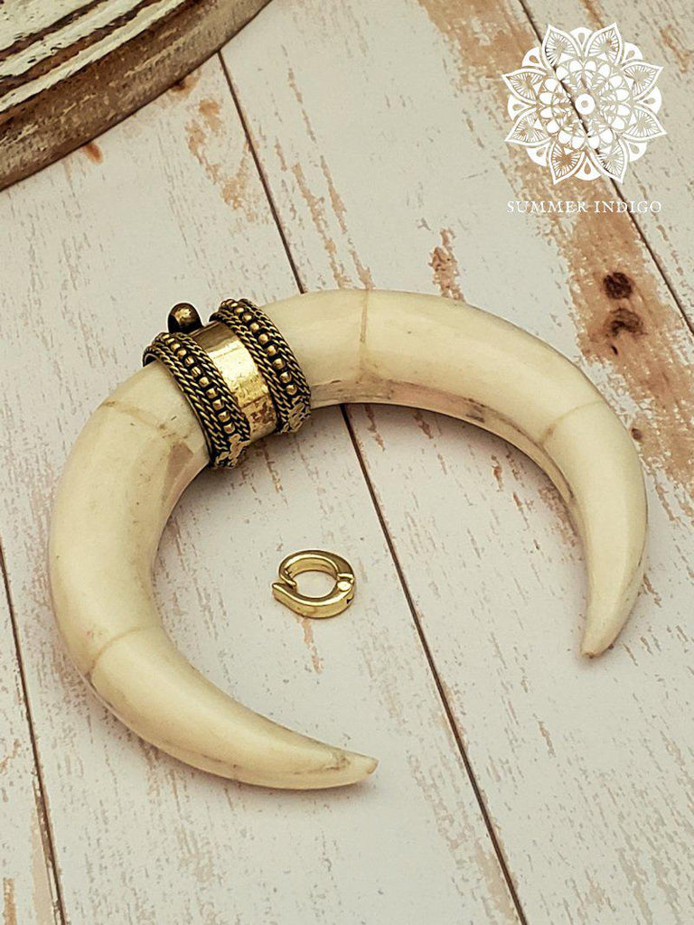 Elephant horn sale necklace